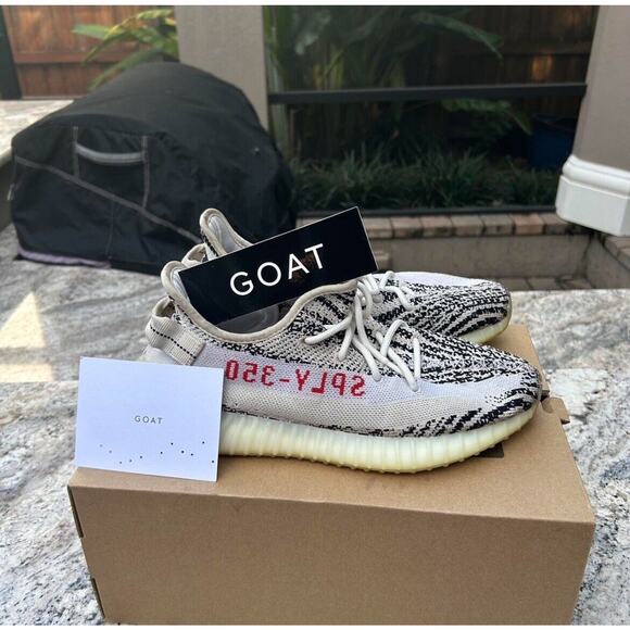 Mens Yeezy Yeezy Boost 350 V2 Zebra Size 13 Adidas YEEZY Boost 350 V2 Zebra  CP9654 Men's Size 10 With OG Box GOAT Tag